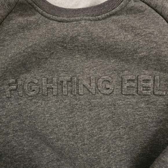 Fighting Eel Gray Crewneck Sweater - Picture 2 of 3